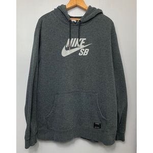 NIKE SB Gray Pullover Hoodie